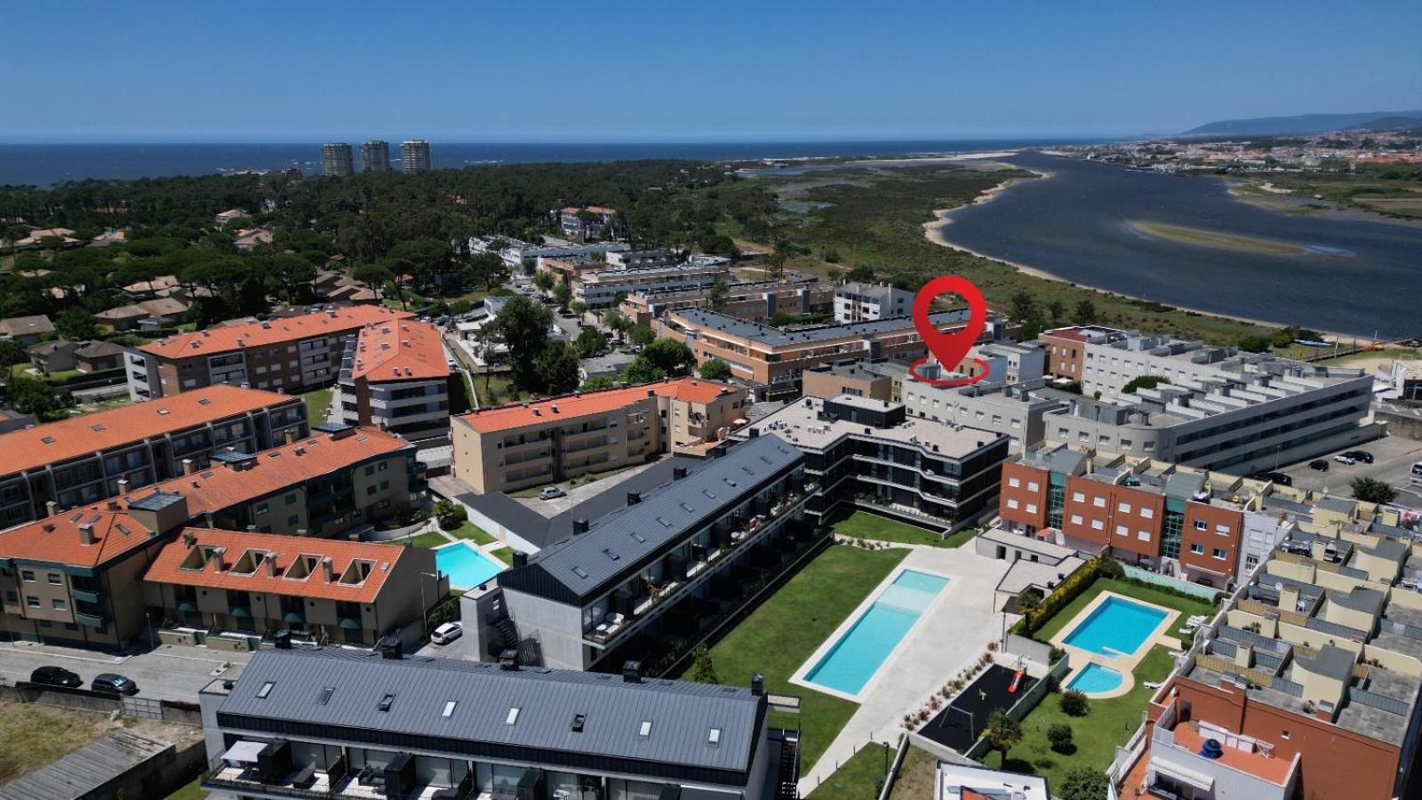 T3 com terraço a 500m da praia de Ofir Fão Exterior foto